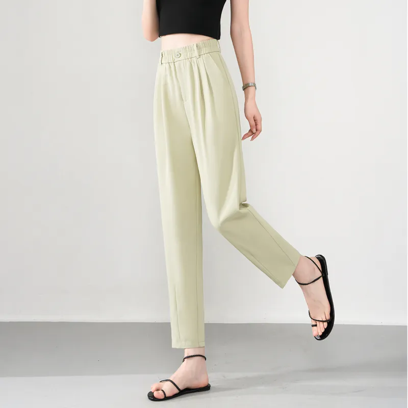 0571 Family Casual Pants Women's Khaki Green-3