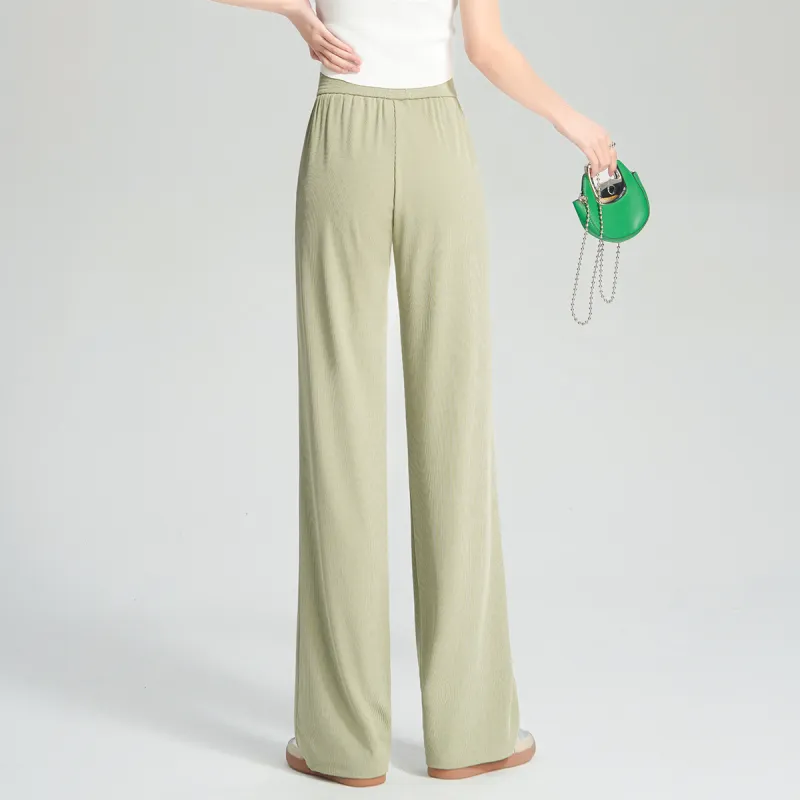 0571 Family Casual Pants Women's Green-7