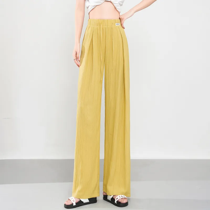 0571 Family Casual Pants Women's Yellow-5