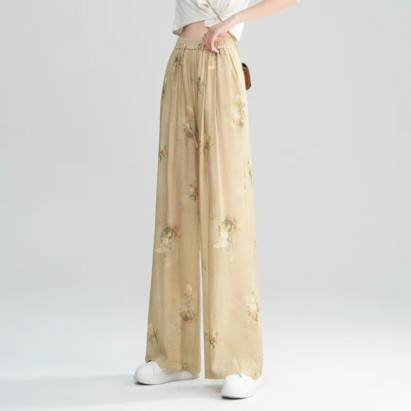 0571 Family Casual Pants Women's Yellow-6