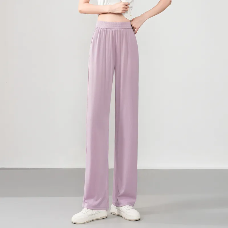 0571 Family Casual Pants Women's Purple-4