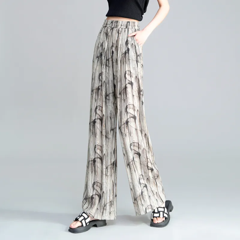 0571 Family Casual Pants Women's Beige Yellow-2