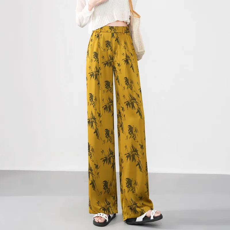0571 Family Casual Pants Women's Yellow-5