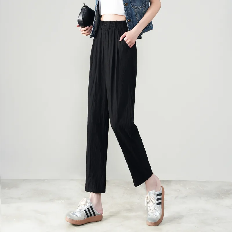 0571 Family Casual Pants Women's Black-2