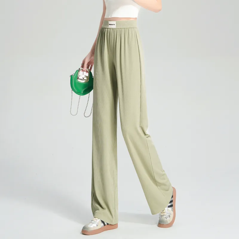 0571 Family Casual Pants Women's Green-3