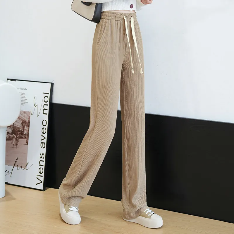 0571 Family Straight Fit Wide Inseam Casual Pants Women's-1