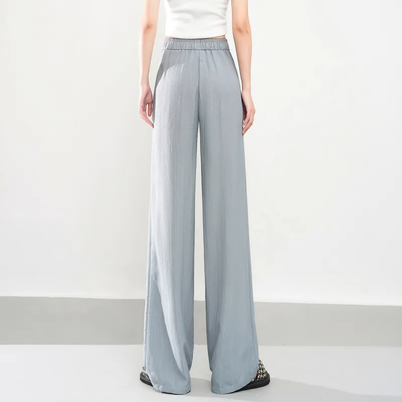 0571 Family Casual Pants Women's Light Gray Blue-6