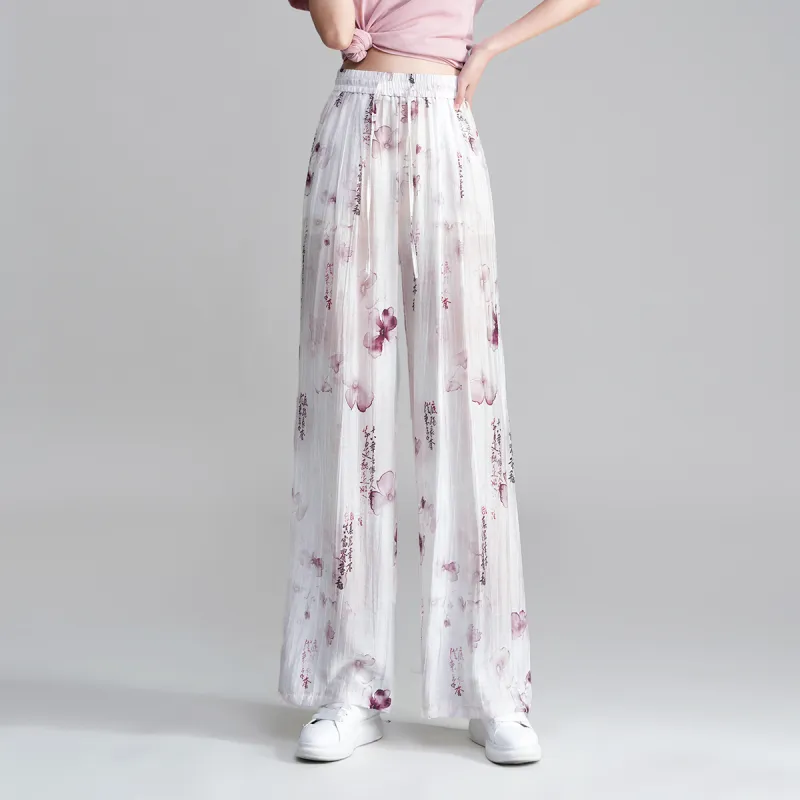 0571 Family Casual Pants Women's Light Purple-3