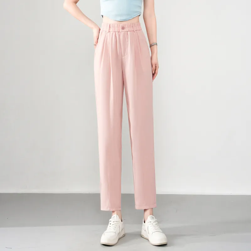 0571 Family Casual Pants Women's Pink-3