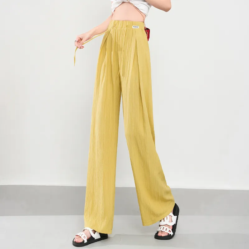 0571 Family Casual Pants Women's Yellow-2
