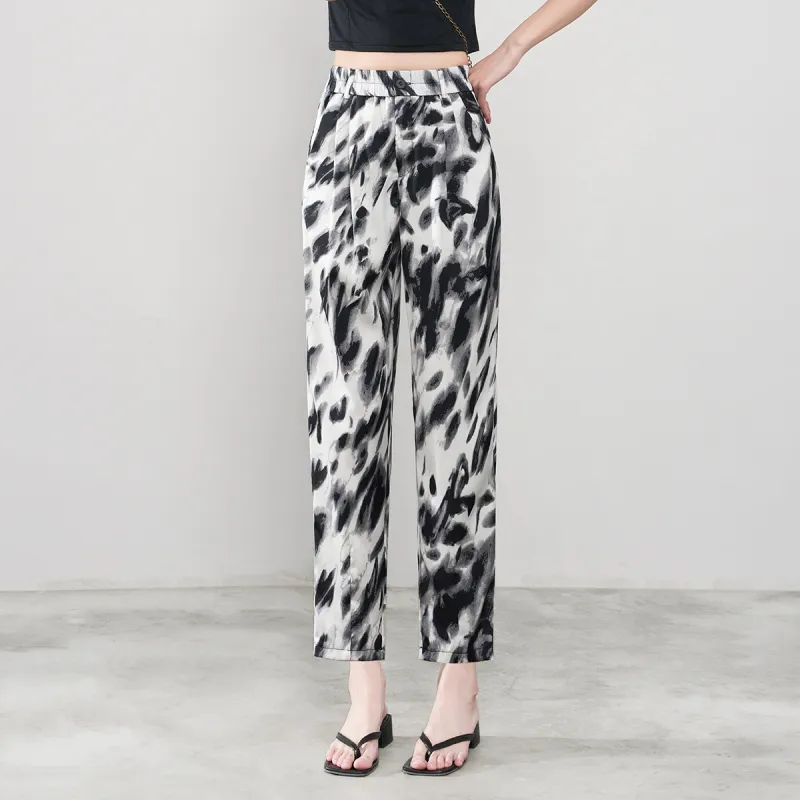 0571 Family Casual Pants Women's Black-2
