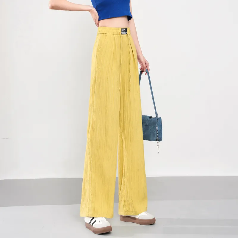 0571 Family Casual Pants Women's Yellow-5