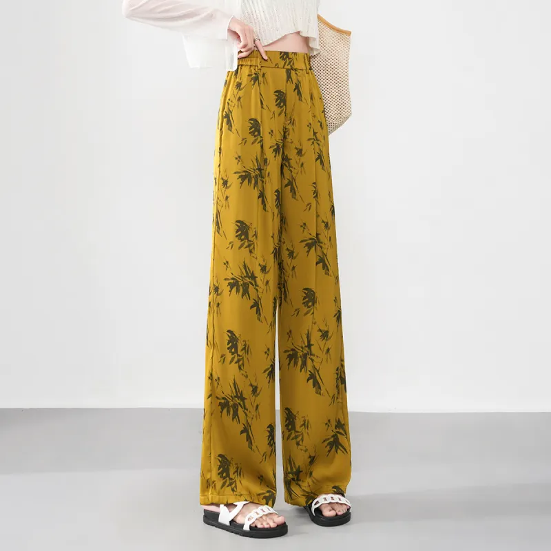 0571 Family Casual Pants Women's Yellow-2