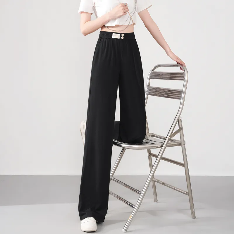 0571 Family Casual Pants Women's Black-3