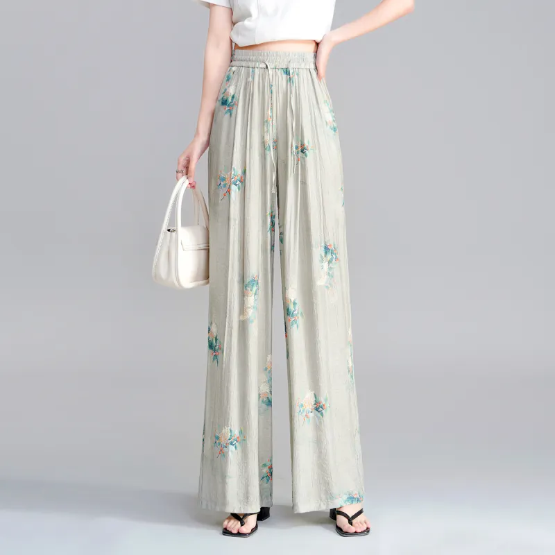 0571 Family Casual Pants Women's Green-5