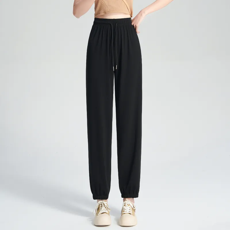 0571 Family Casual Pants Women's Black-2