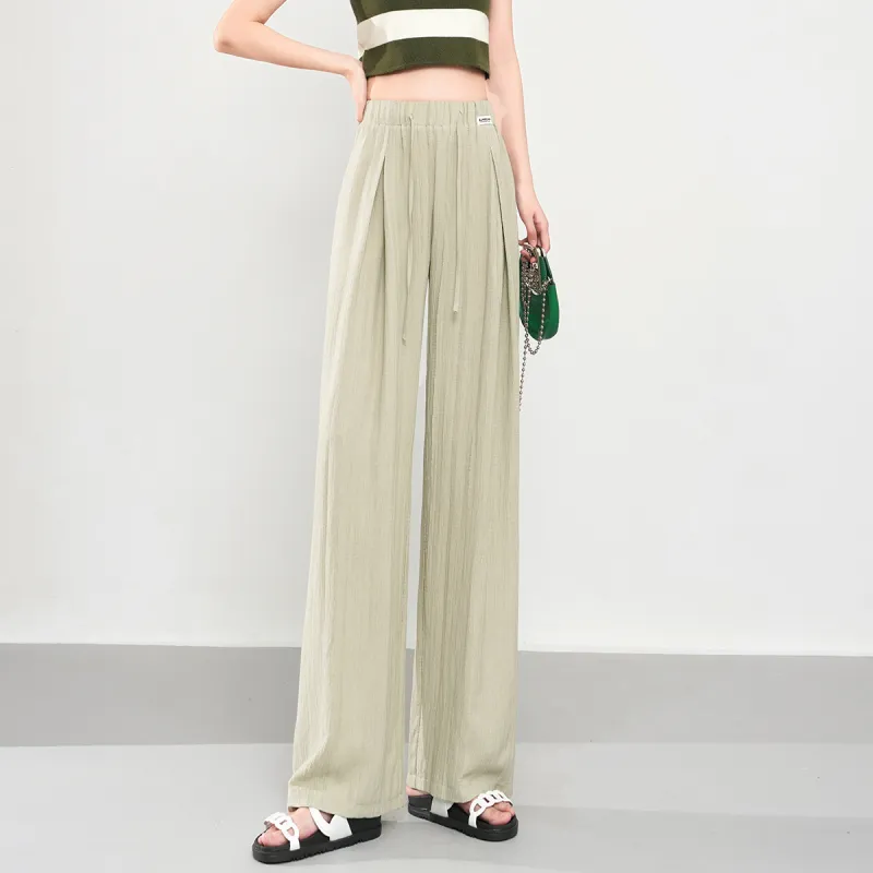 0571 Family Casual Pants Women's Green-4