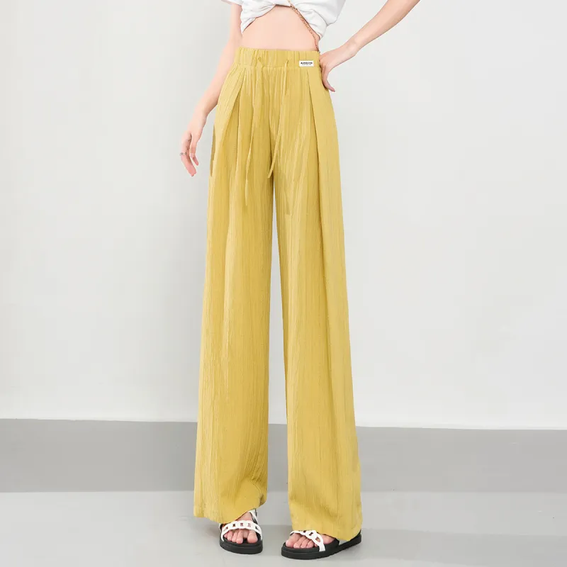 0571 Family Casual Pants Women's Yellow-3