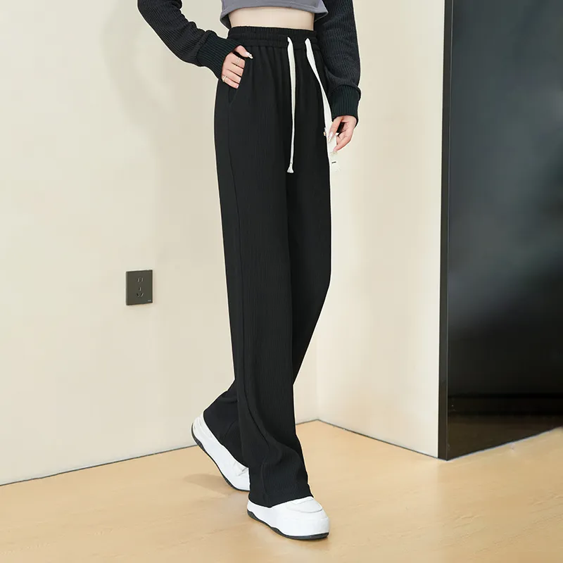 0571 Family Straight Fit Wide Inseam Casual Pants Women's-8