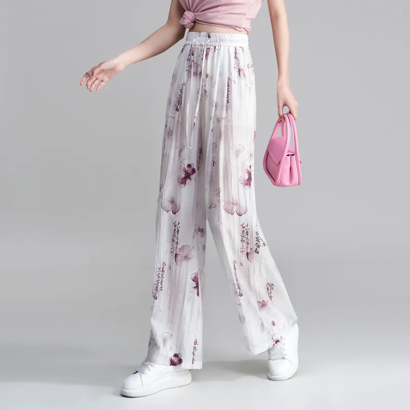 0571 Family Casual Pants Women's Light Purple-6