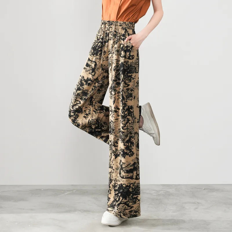 0571 Family Casual Pants Women's Khaki-4