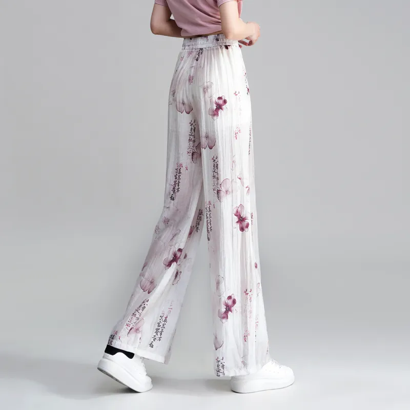 0571 Family Casual Pants Women's Light Purple-4