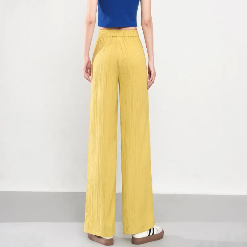 0571 Family Casual Pants Women's Yellow-6