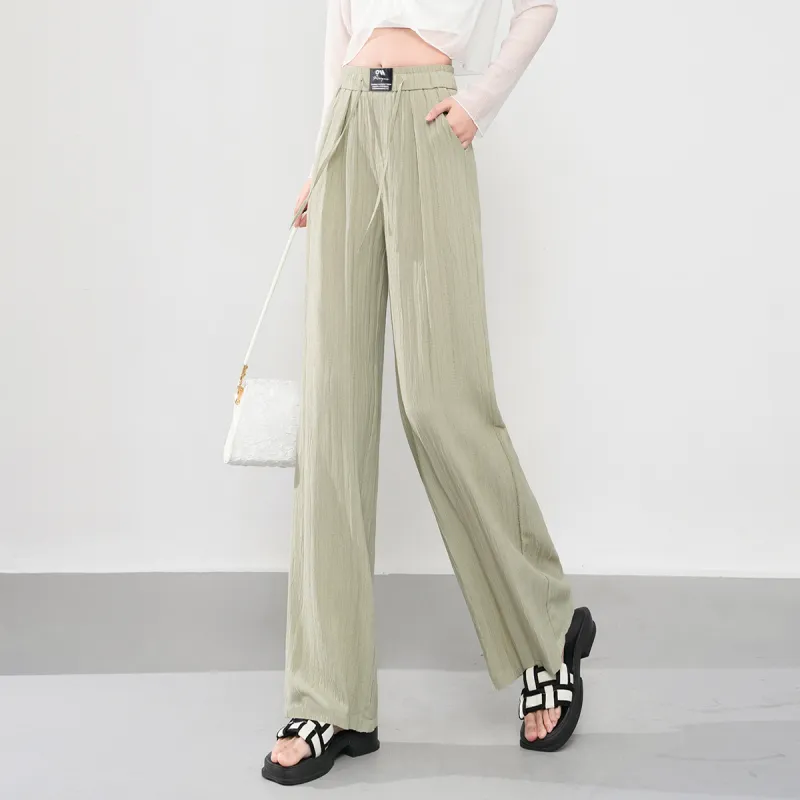 0571 Family Casual Pants Women's Green-6