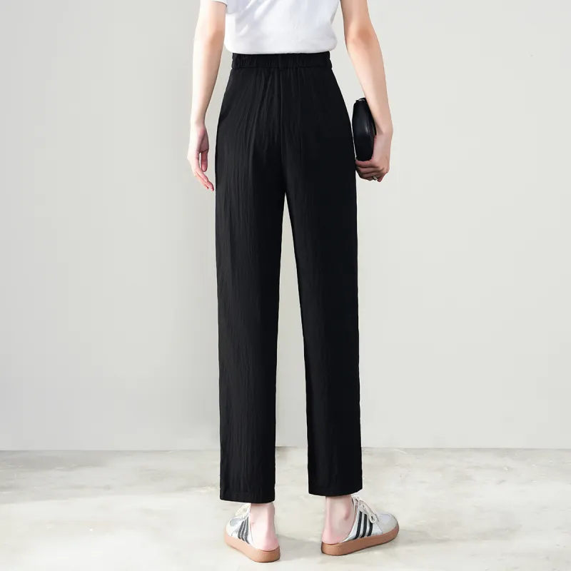0571 Family Casual Pants Women's Black-6