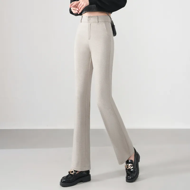 0571 Family Casual Pants Women's Apricot-4