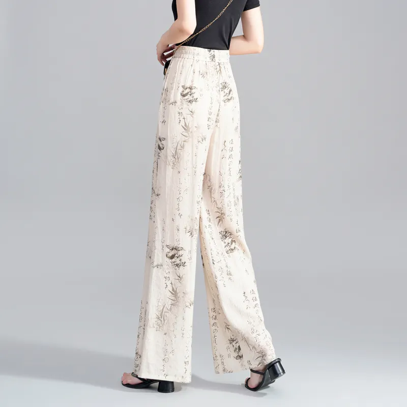0571 Family Casual Pants Women's Apricot-3