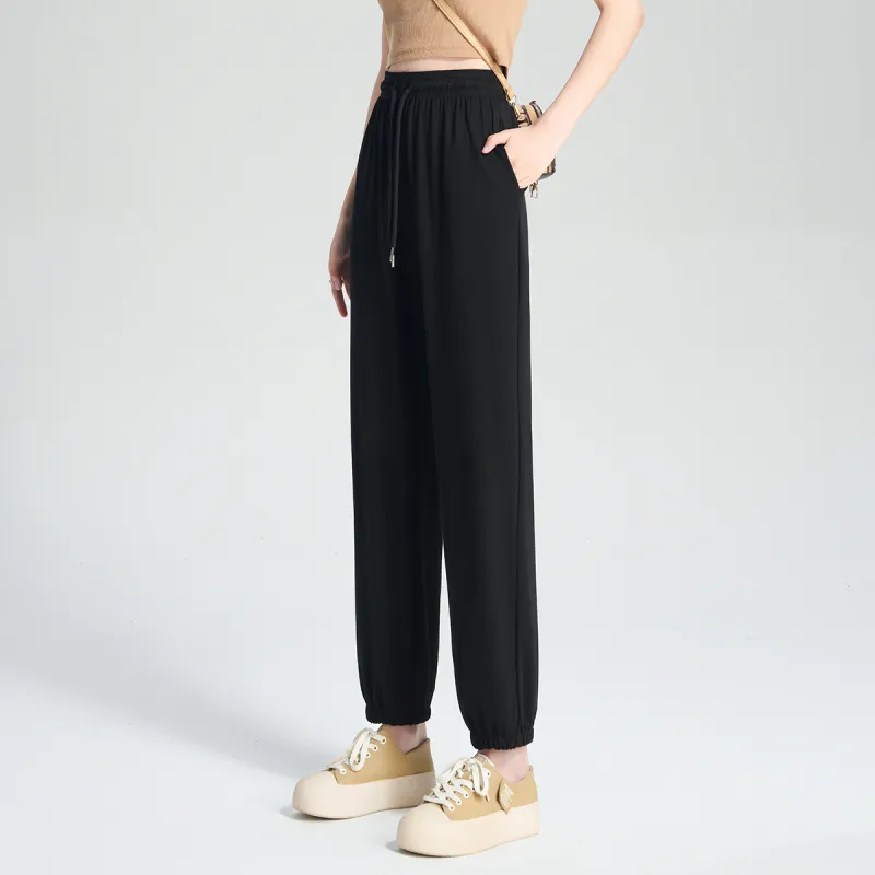 0571 Family Casual Pants Women's Black-6