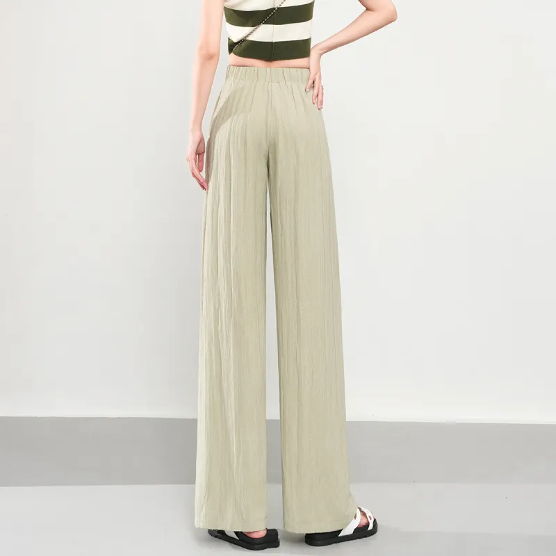 0571 Family Casual Pants Women's Green-6