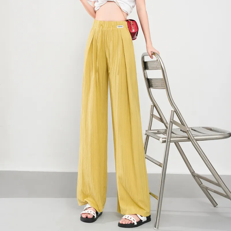 0571 Family Casual Pants Women's Yellow-4