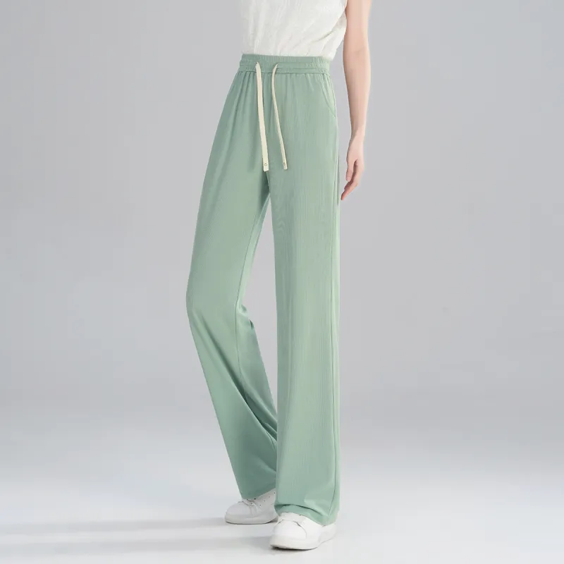 0571 Family Casual Pants Women's Green-4