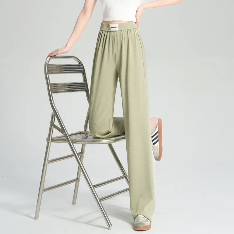 0571 Family Casual Pants Women's Green-4