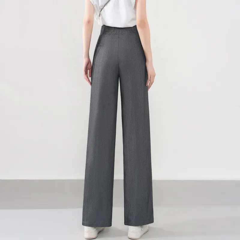 0571 Family Casual Pants Women's Black Gray-6