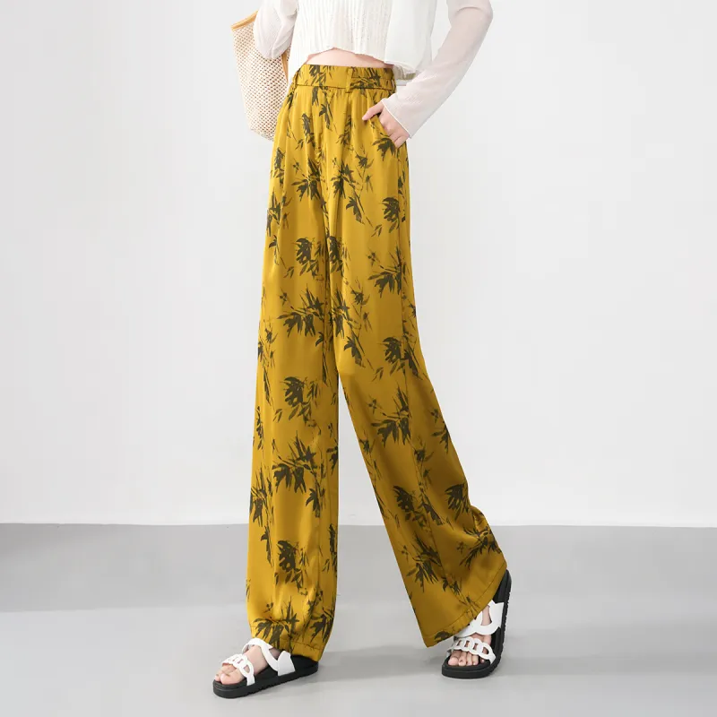 0571 Family Casual Pants Women's Yellow-3