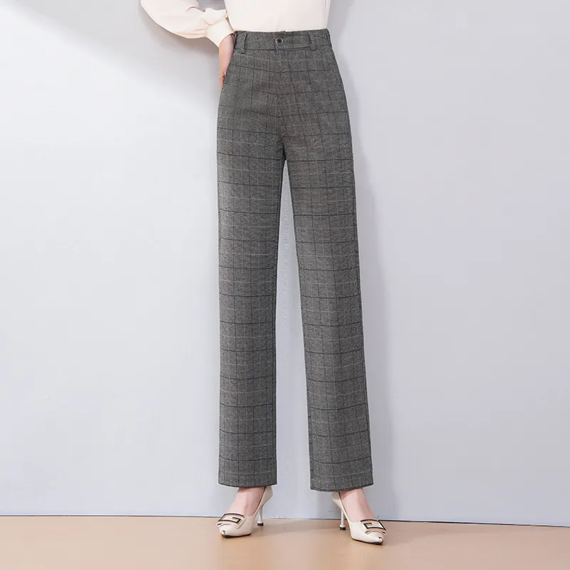 0571 Family Casual Pants Women's Coffee-2