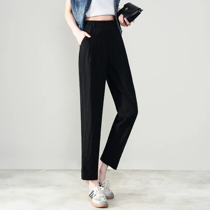 0571 Family Casual Pants Women's Black-7