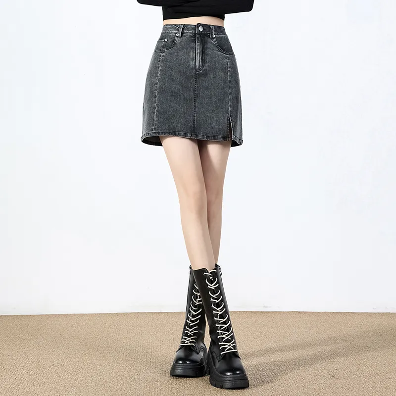 0571 Family Denim Short Skirts Women's-9