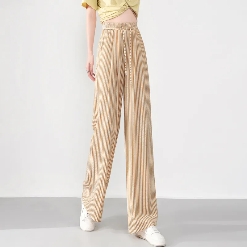 0571 Family Casual Pants Women's Orange-4