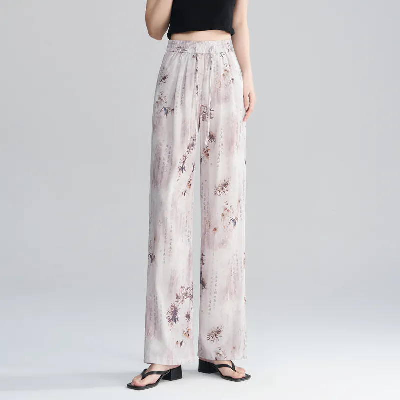 0571 Family Casual Pants Women's Pink-2
