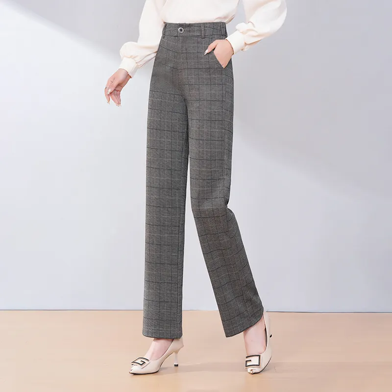 0571 Family Casual Pants Women's Coffee-5