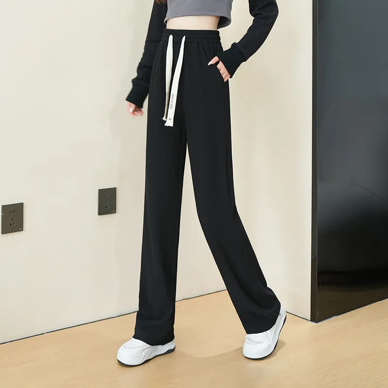 0571 Family Straight Fit Wide Inseam Casual Pants Women's-7