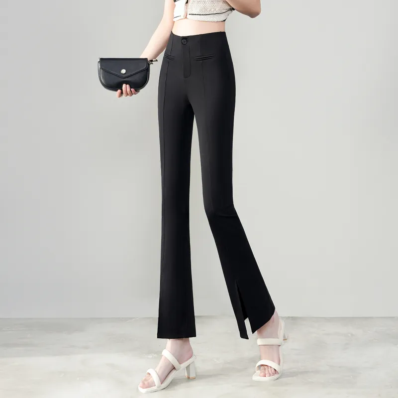 0571 Family Casual Pants Women's Black-2