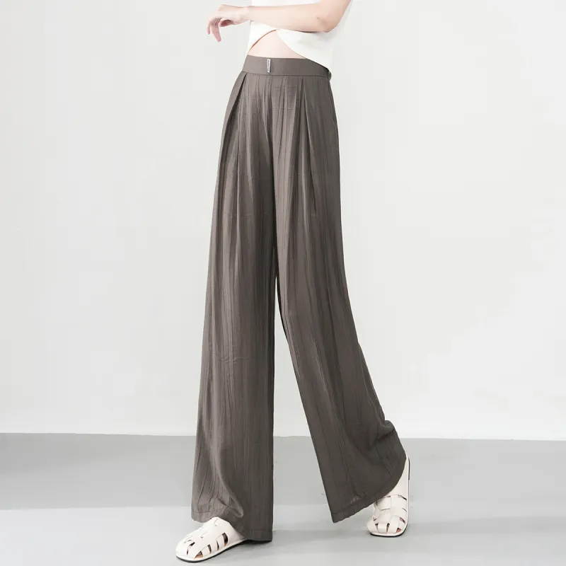 0571 Family Casual Pants Women's Coffee-2
