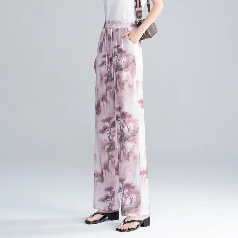 0571 Family Casual Pants Women's Pink-3