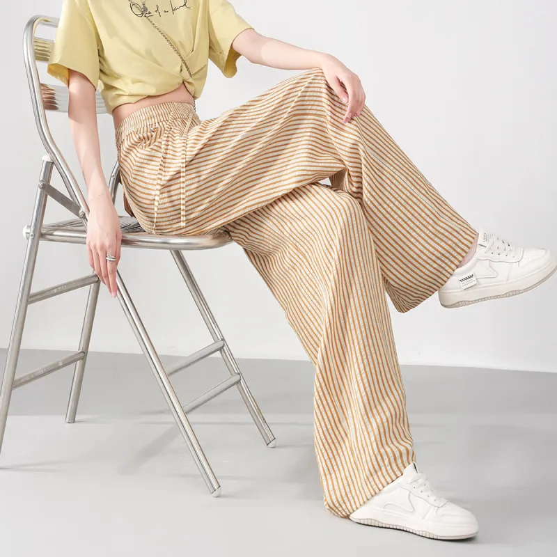 0571 Family Casual Pants Women's Orange-5