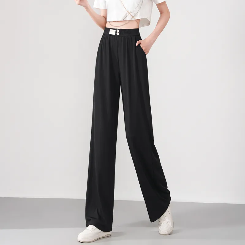0571 Family Casual Pants Women's Black-4